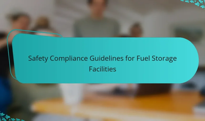 Safety Compliance Guidelines for Fuel Storage Facilities
