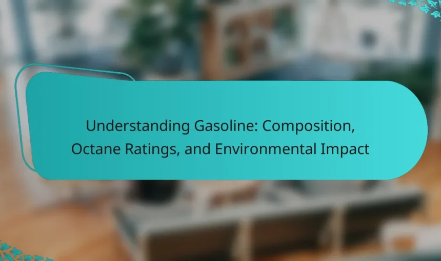 Understanding Gasoline: Composition, Octane Ratings, and Environmental Impact